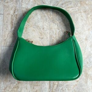 Green Leather Shoulder Bag